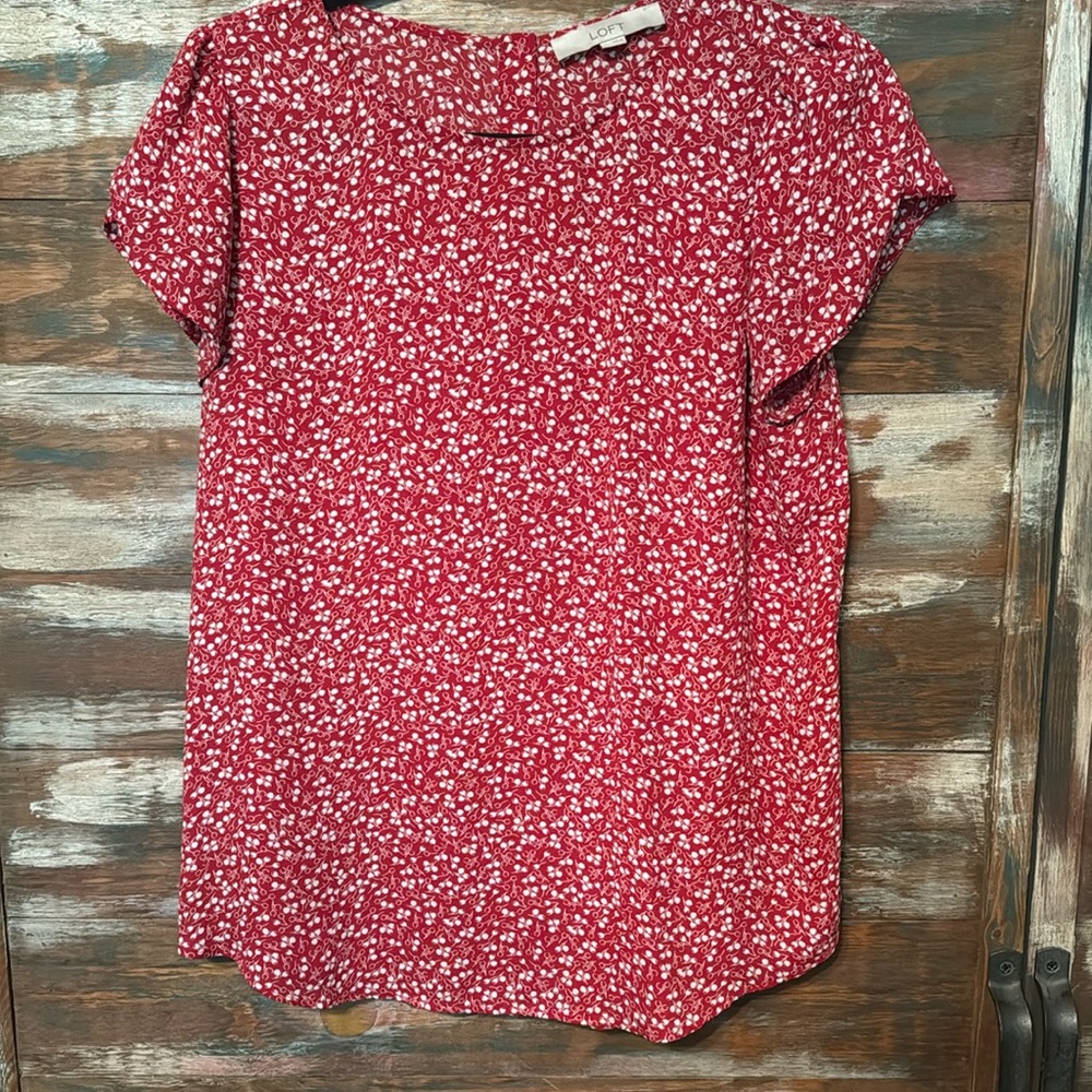 Loft Flutter Sleeve Blouse